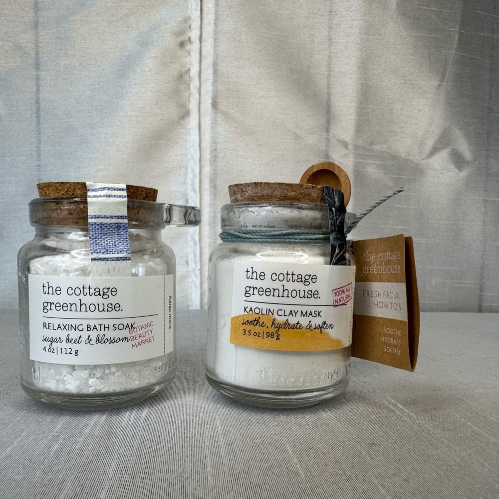 The Cottage Greenhouse Bath Soak and Clay Mask Set - Picture 2 of 4